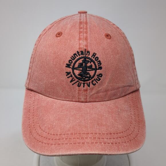 Mountain Home ATV/UTV Club Slideback Baseball Cap Red OS Embroidered 6 Panel HA - Picture 2 of 9